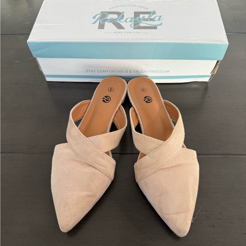 Women's Tan Mules